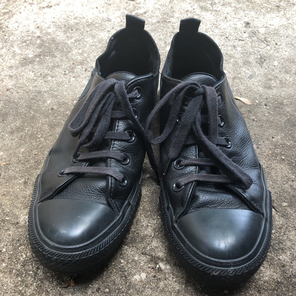 SOLD Leather Chuck Taylor Converse Sneakers